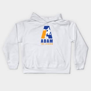 Adam Custom Player Basketball Your Name The Legend T-Shirt Kids Hoodie